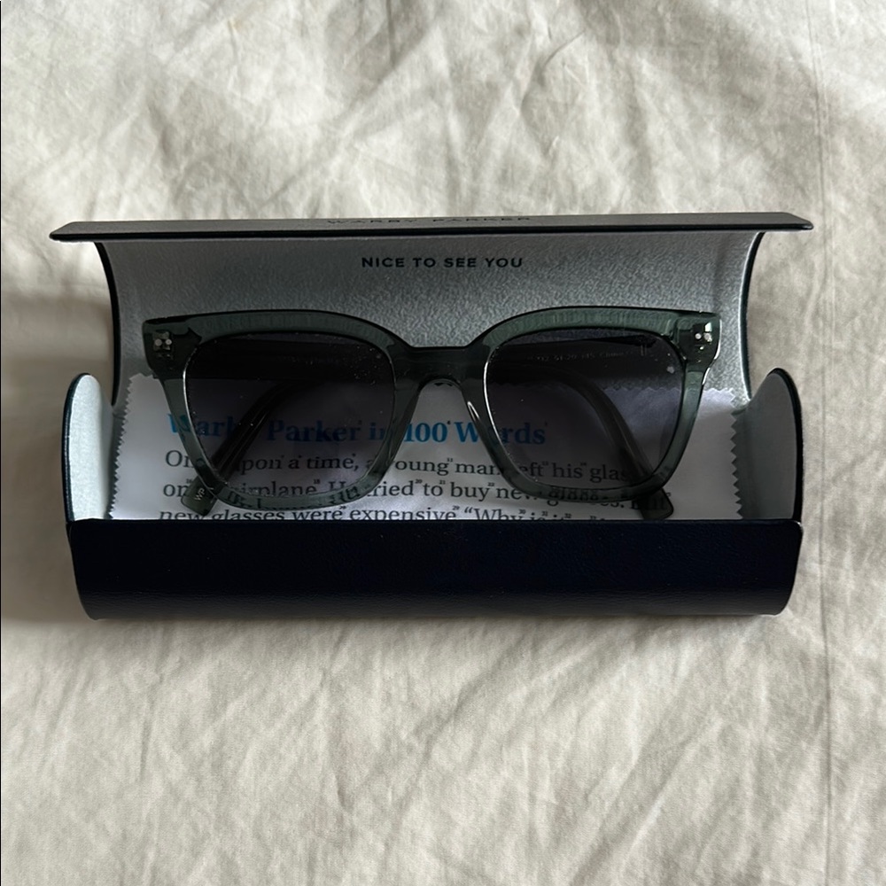 Warby Parker Beale Green Sunglasses
